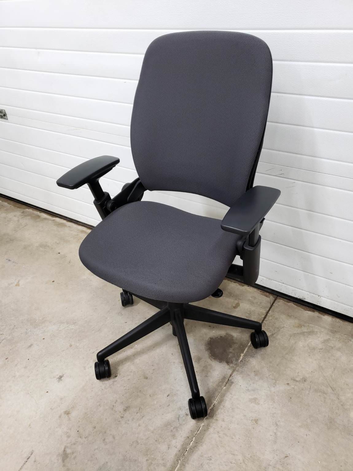 Steelcase Leap V2 Gray Rolling Office Chairs by Steelcase