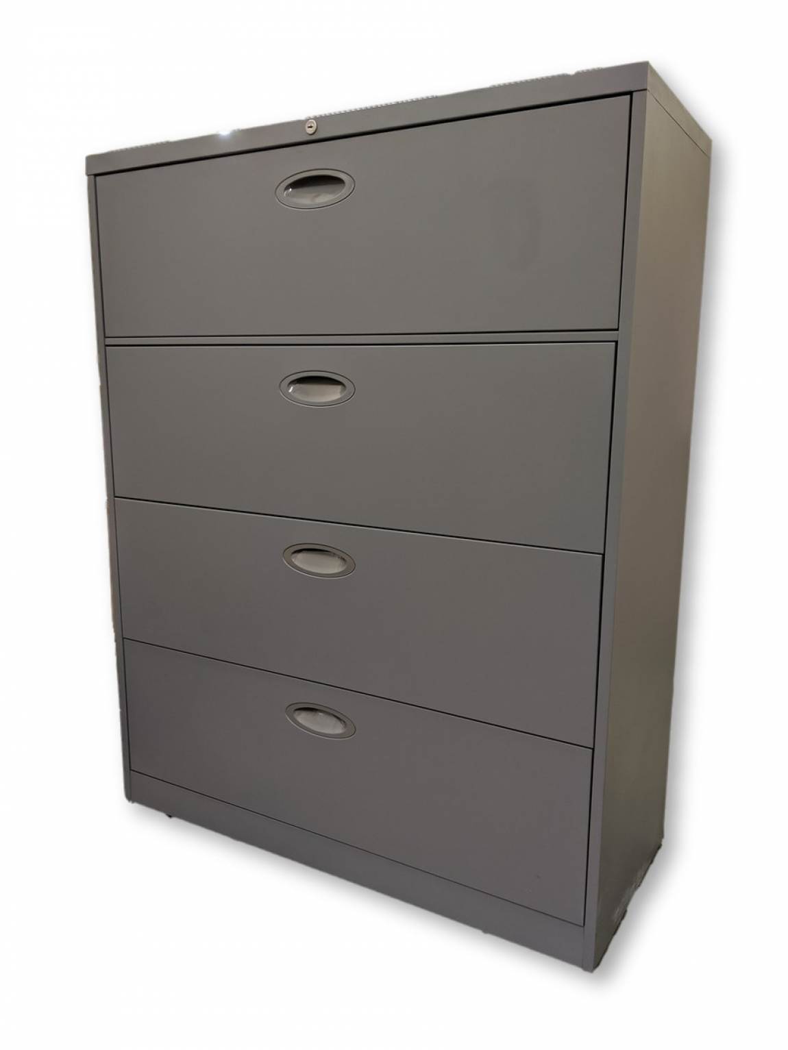 Gray Steelcase 4 Drawer Lateral