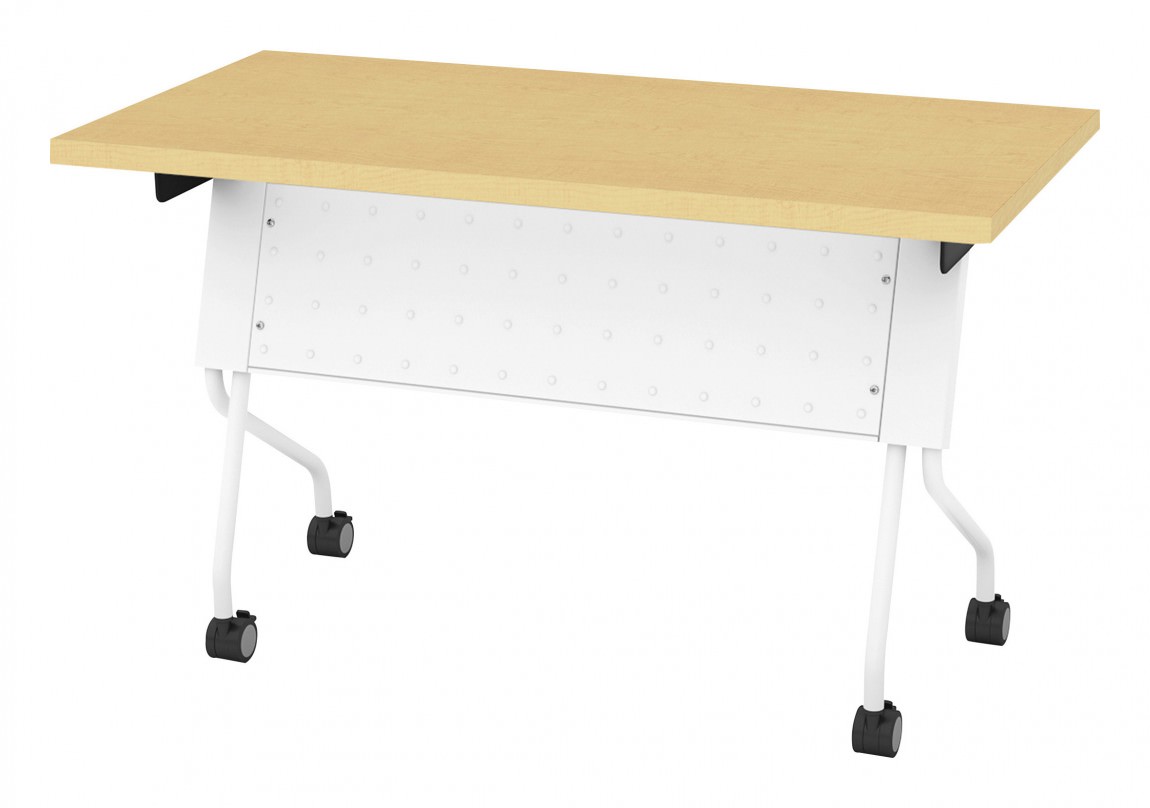 Gray Flip Top Nesting Training Table | OSP by Office Star Products