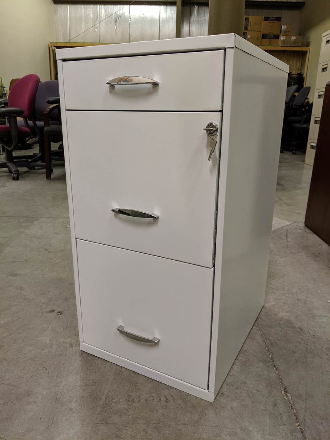 Putty Metal Pedestal Drawers
