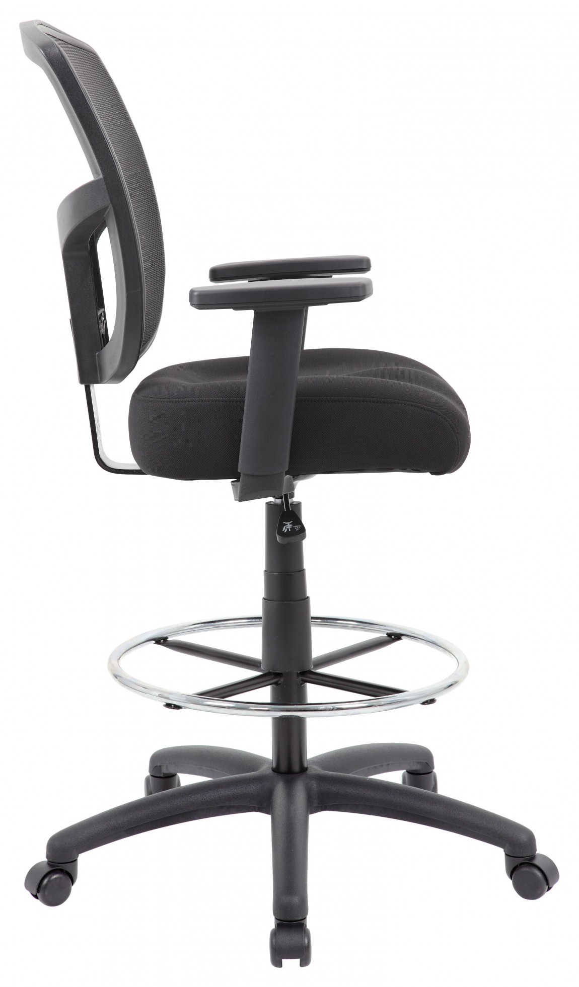 Black Drafting Table Chair by Boss Office Products