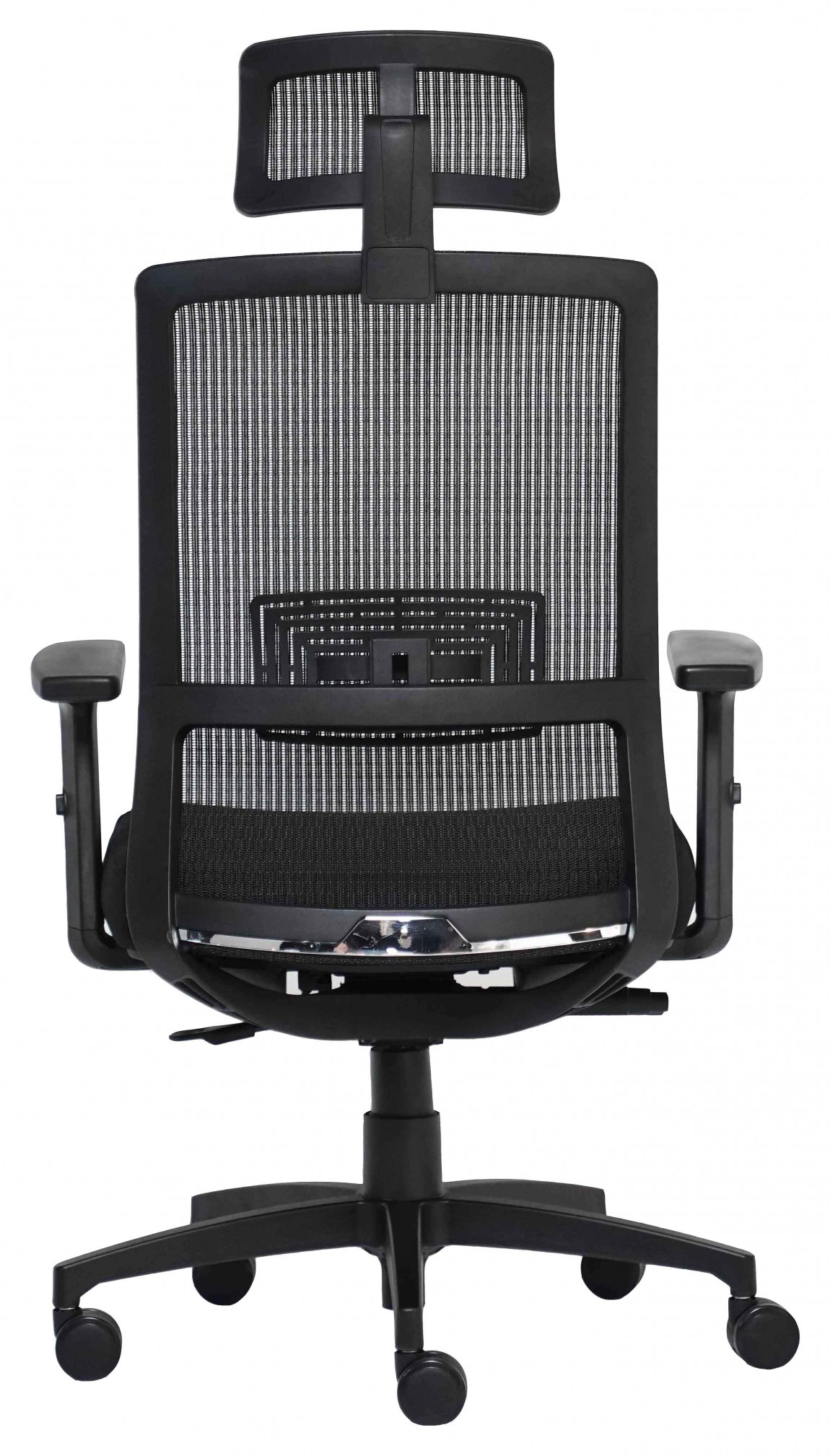 BOSS Office Products Black Mesh Back and Seat Cushions Black Base