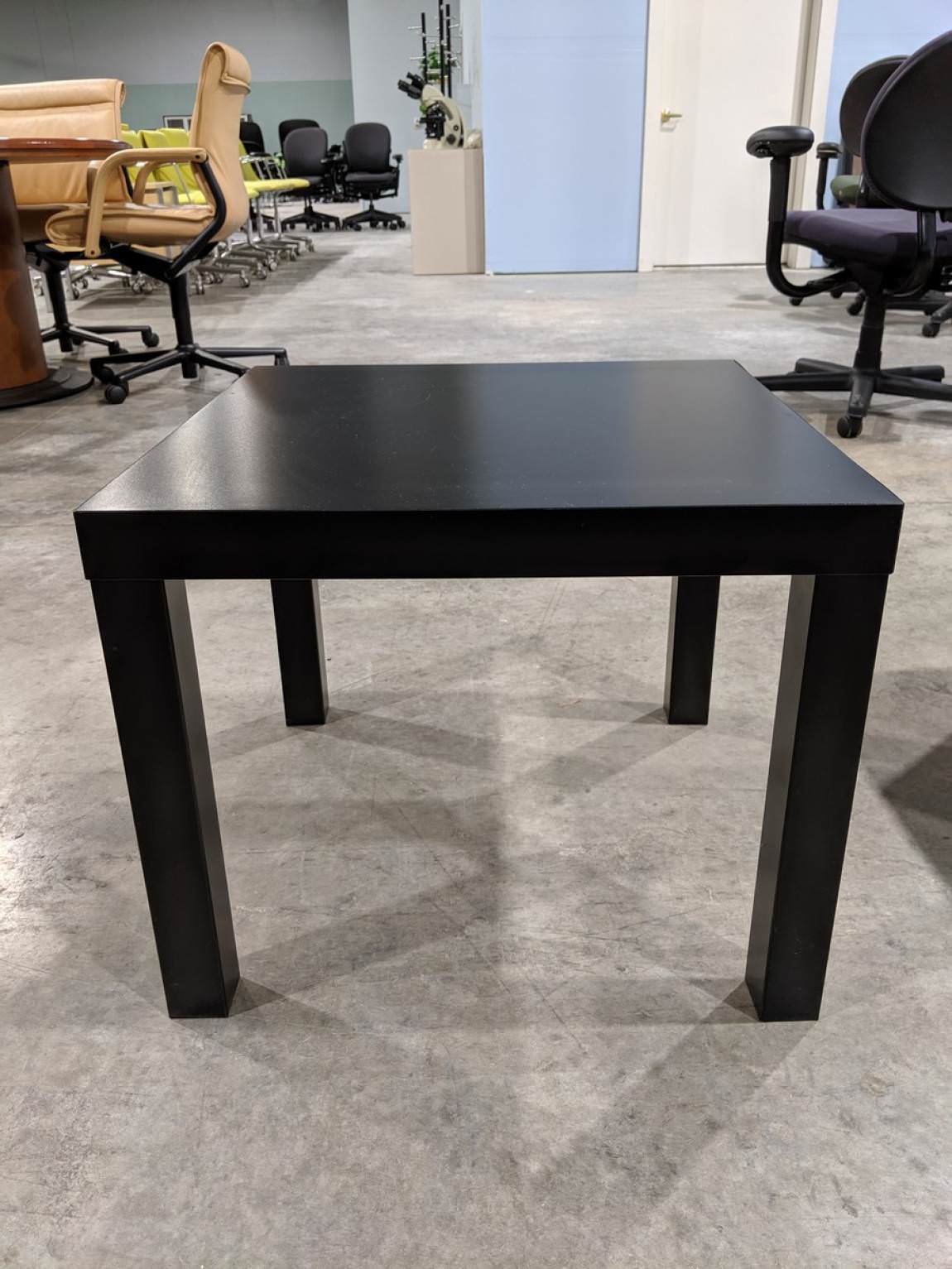 Small Black Laminate End Tables