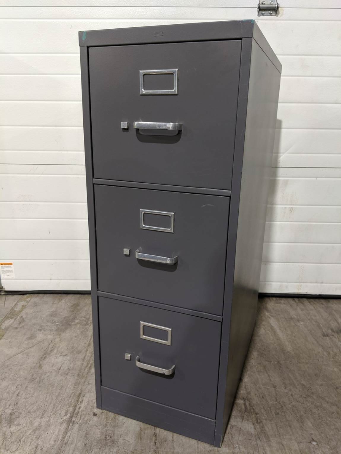 Gray Gray Metal Drawer Vertical File Cabinet