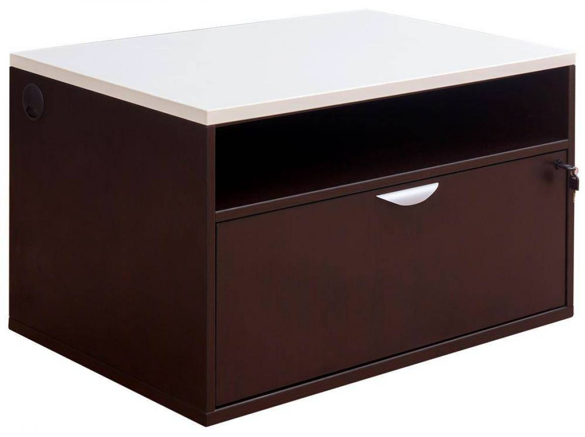 Storage Bench with Lower Lateral File