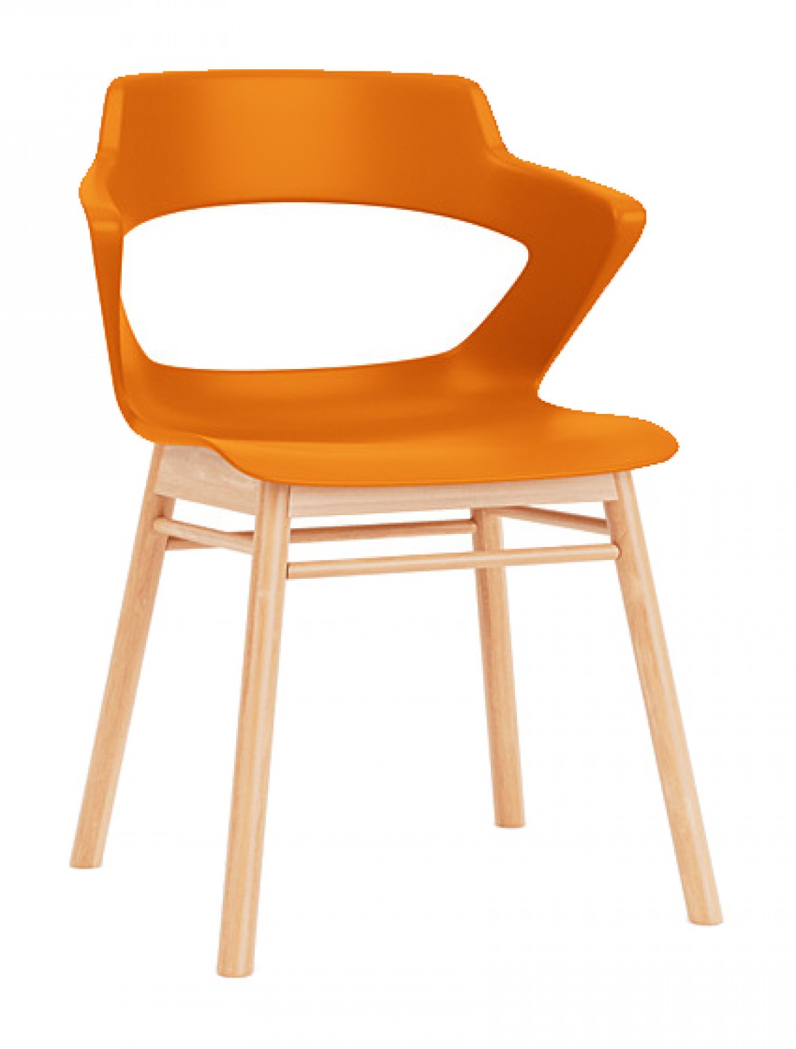 orange waiting room chair