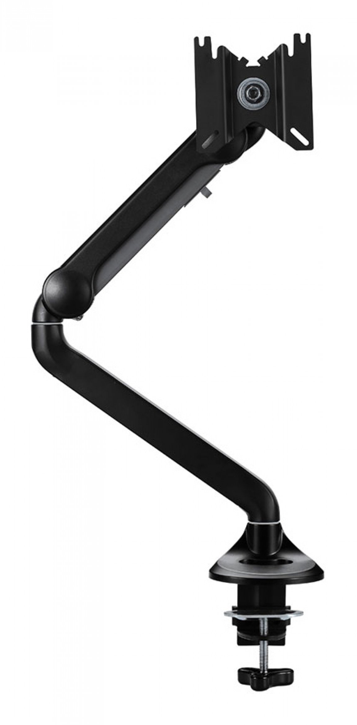 Black Single Mount Monitor Arm Ascend II by Office Star Products