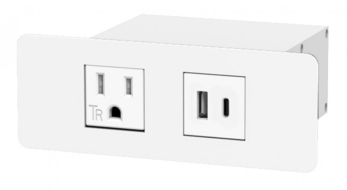 Small Recessed Power Outlet