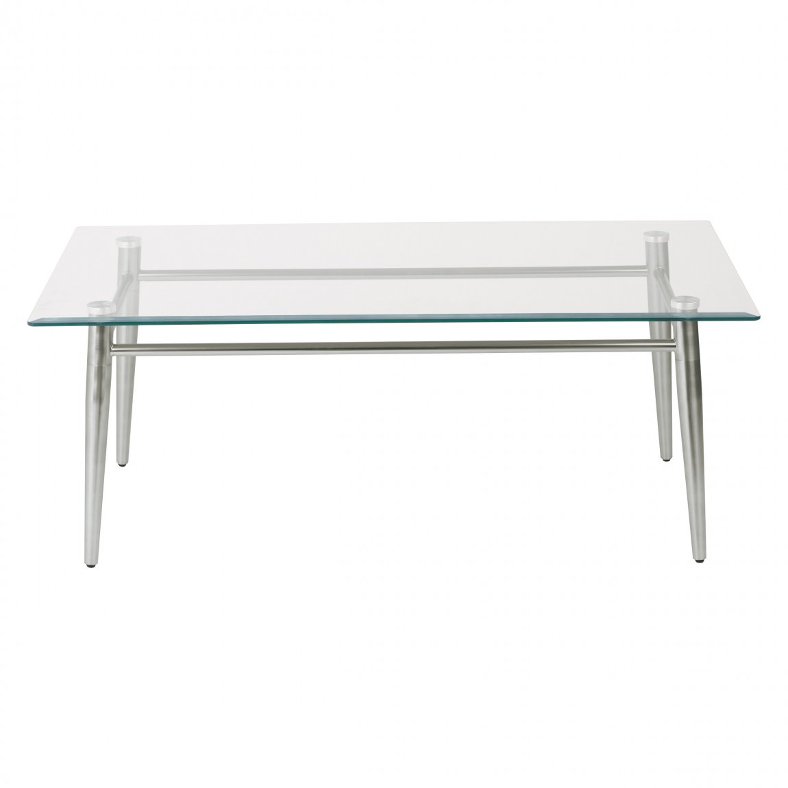 Rectangular Glass Top Table