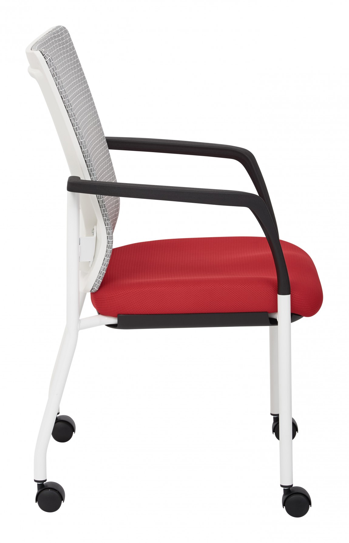 Mesh Back Guest Chair on Wheels