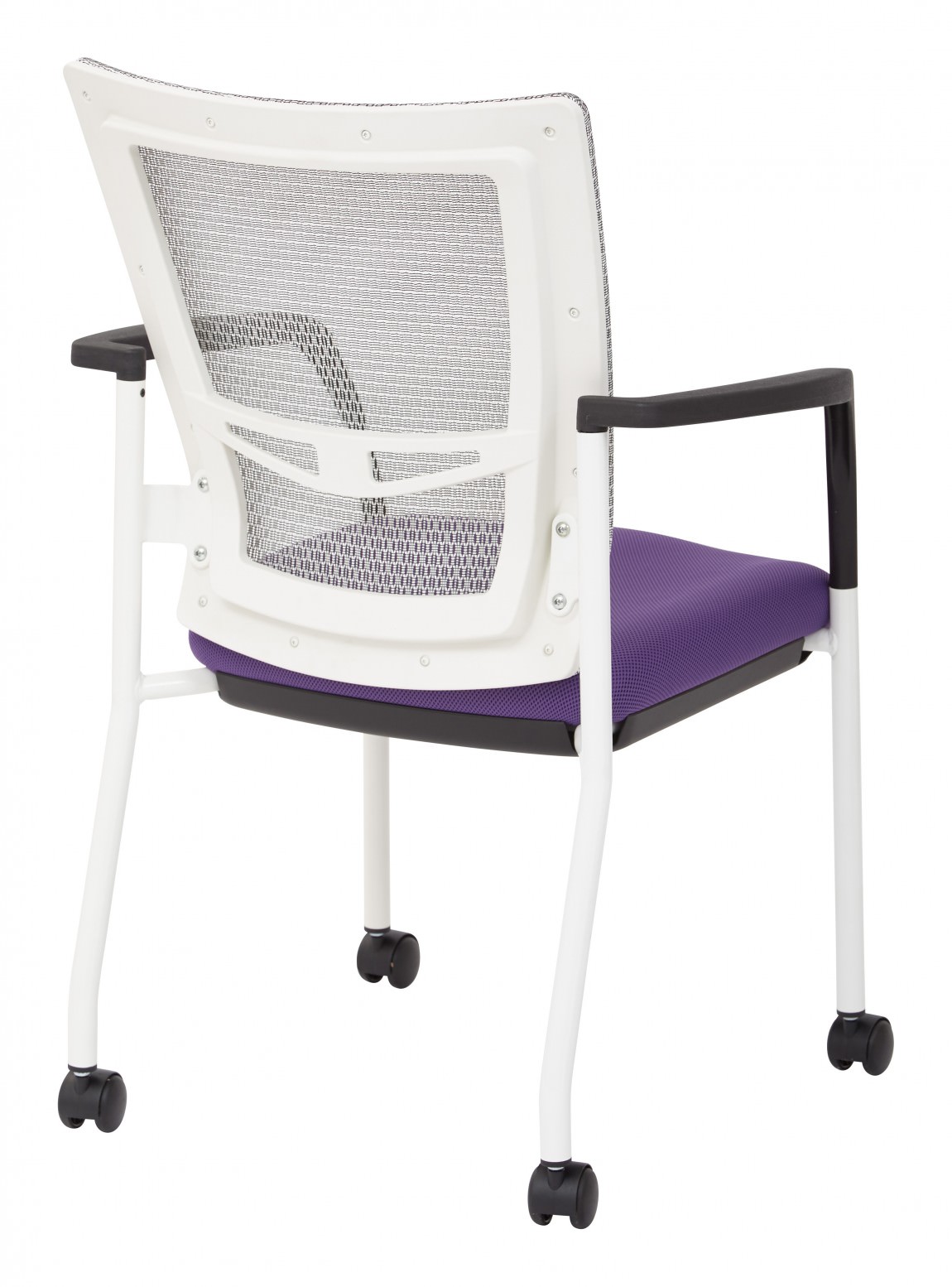 Mesh Back Guest Chair on Wheels