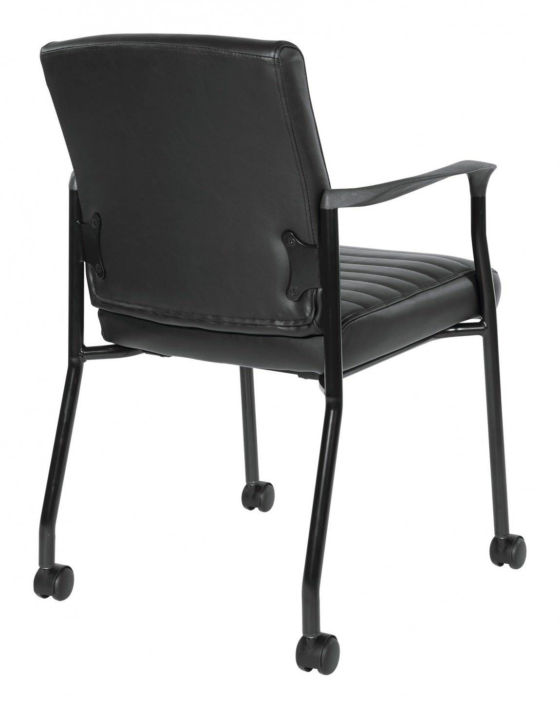 Vinyl Guest Chair with Wheels