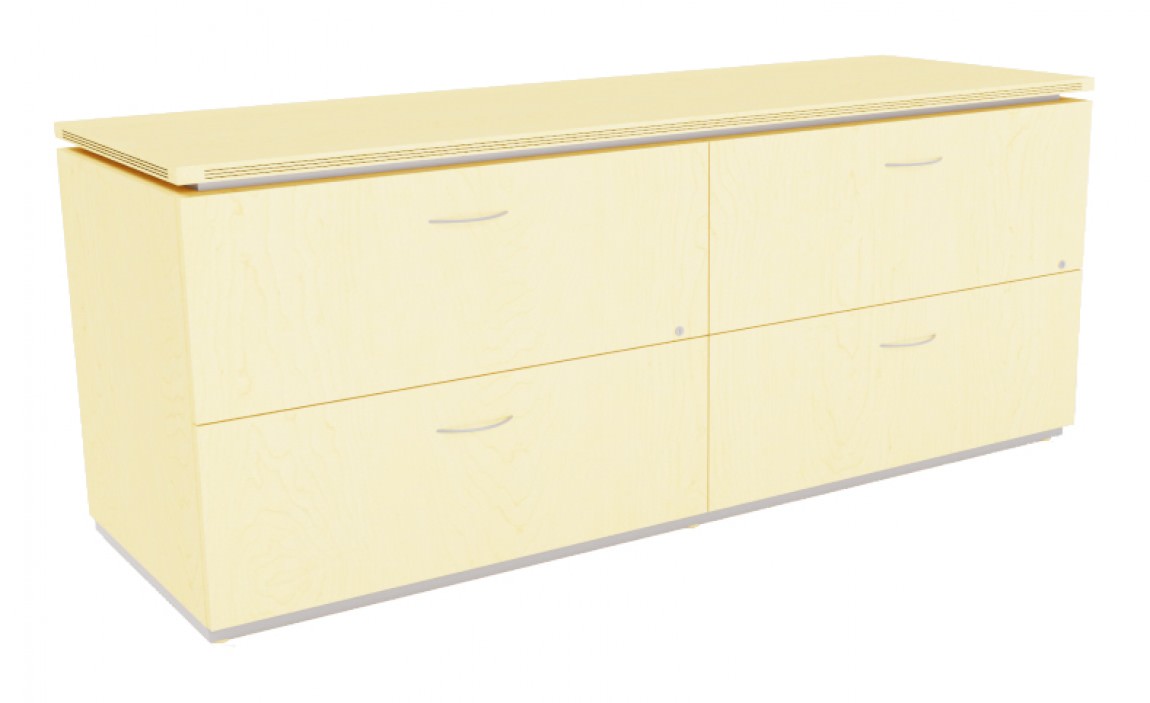 Double Lateral File Credenza