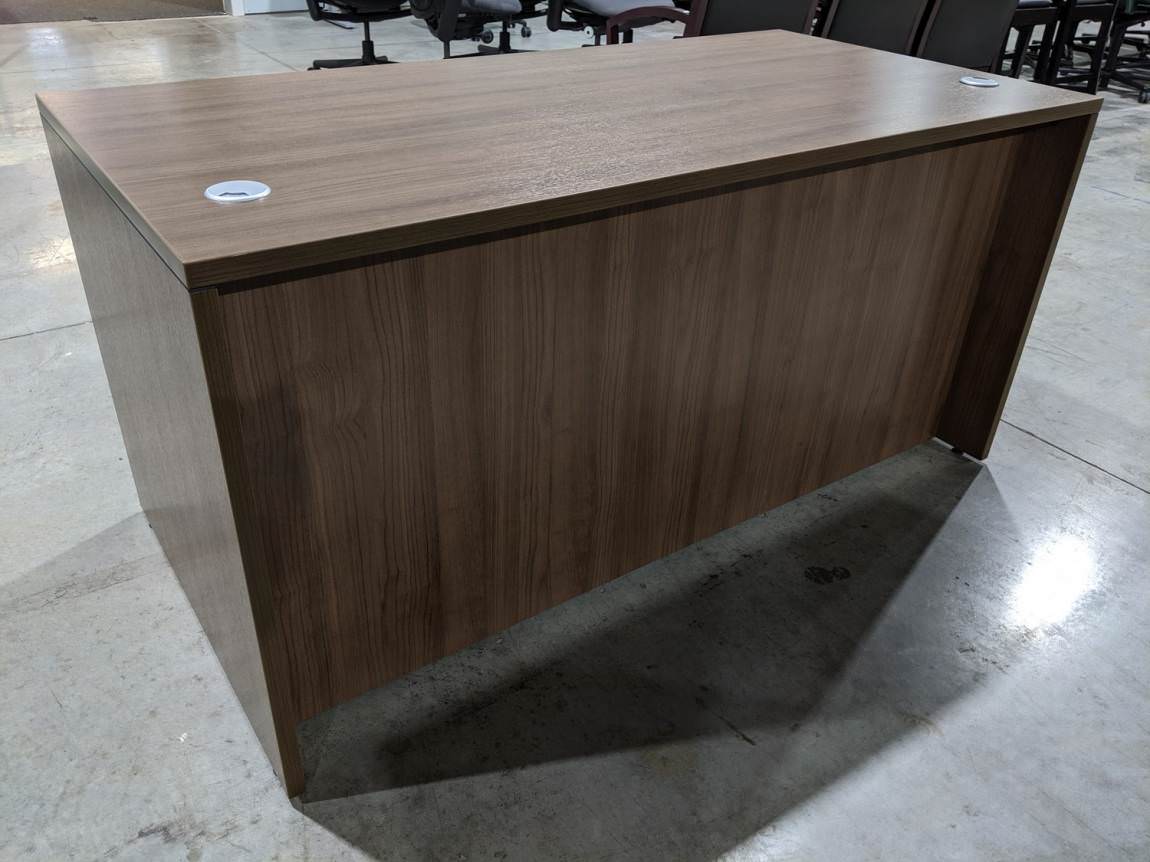 Modern Walnut Rectangular Laminate Desks