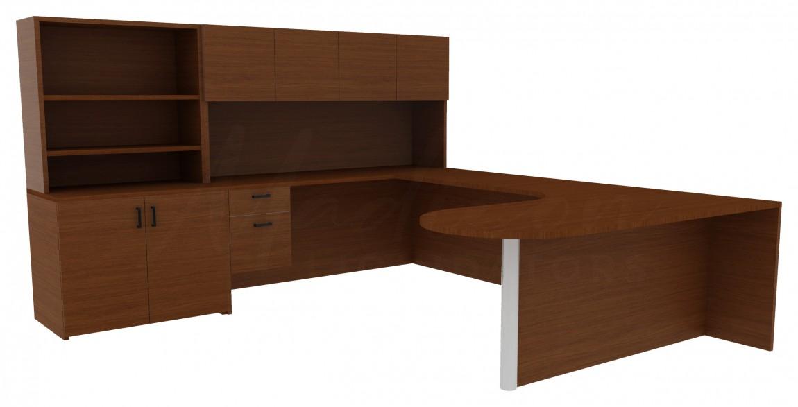 Desk with Hutch and Drawers