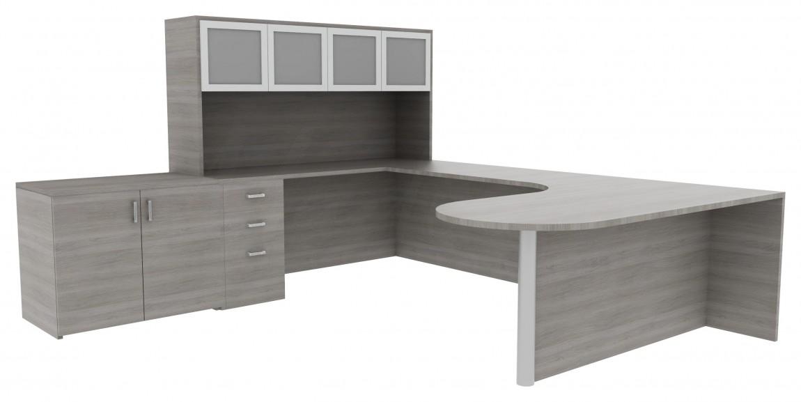 Desk with Storage Drawers