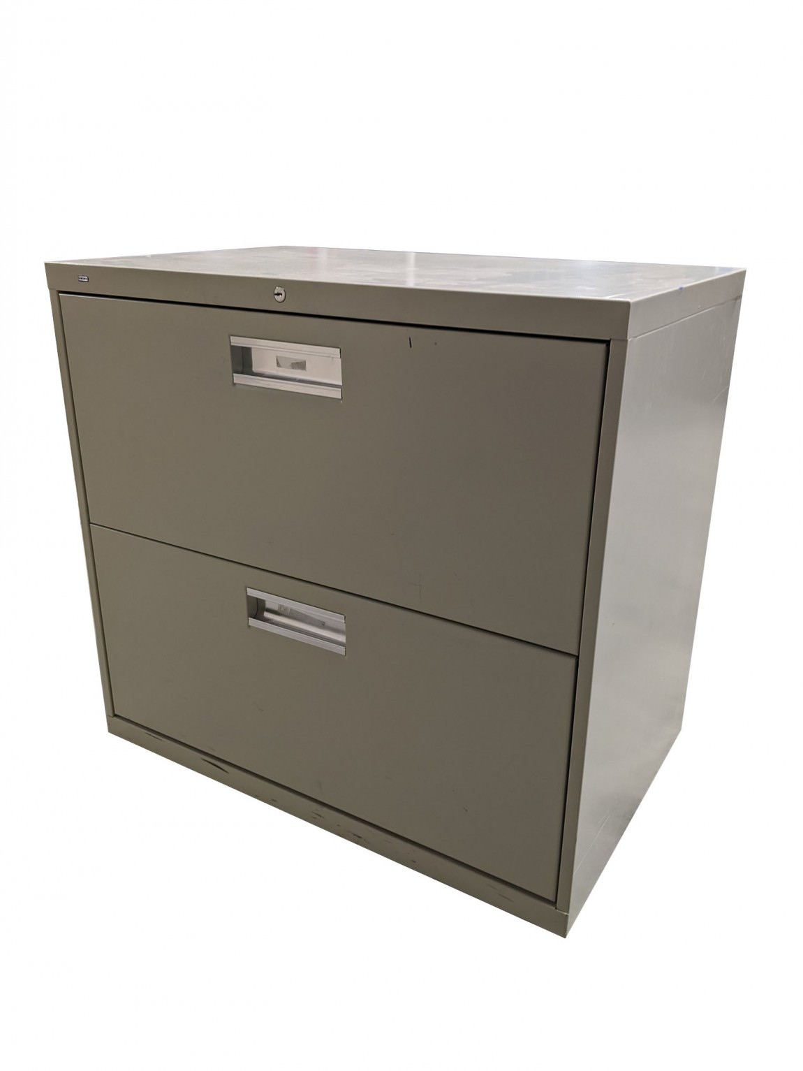 Putty Hon 2 Drawer Lateral Filing Cabinet – 30 Inch Wide by Hon