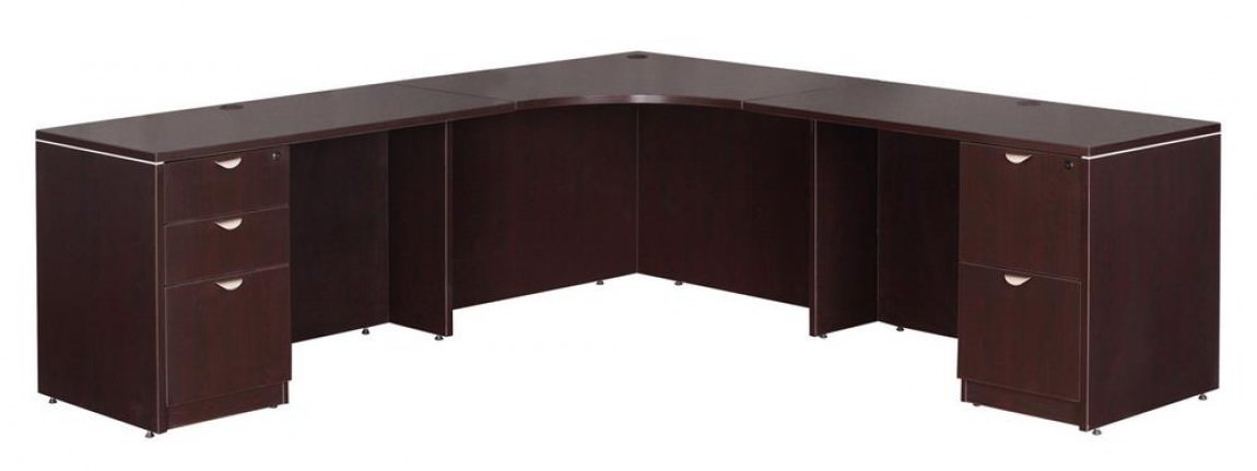 corner desk with locking file cabinet