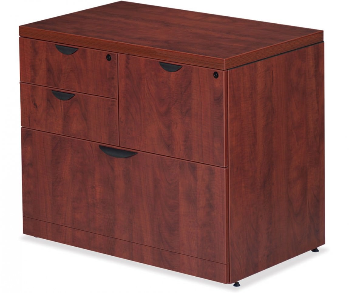 4 Drawer Combo Lateral Filing Cherry PL Laminate Harmony