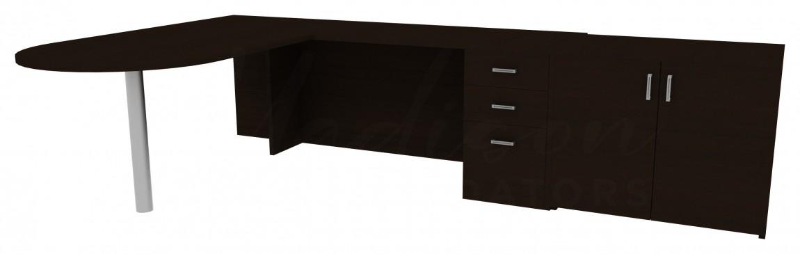 Desk with Cabinet