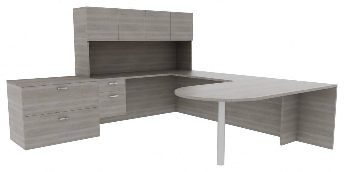 Modern Desk with Drawers