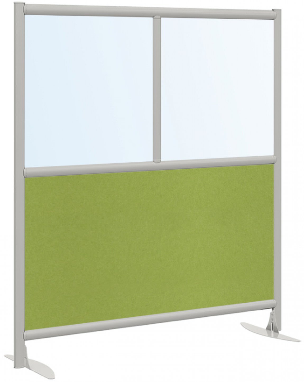  Acrylic Frosted Privacy Free Standing Screen, Portable