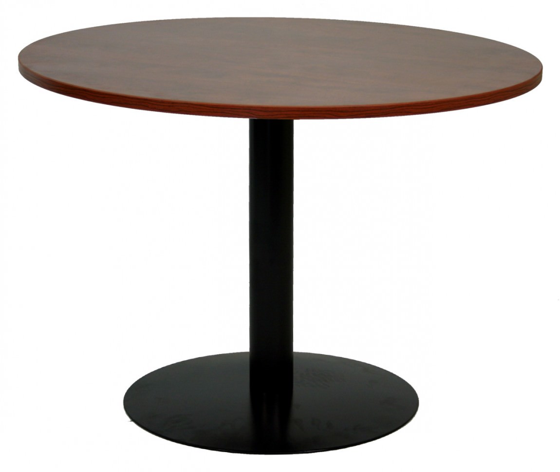 Round Cafe Table with Metal Base