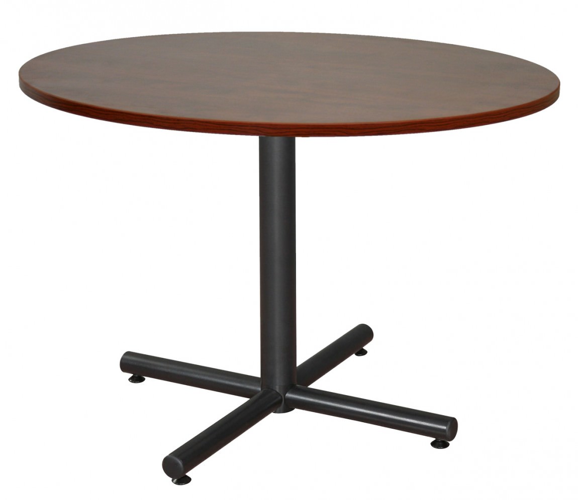 Round Cafe Table with X Base
