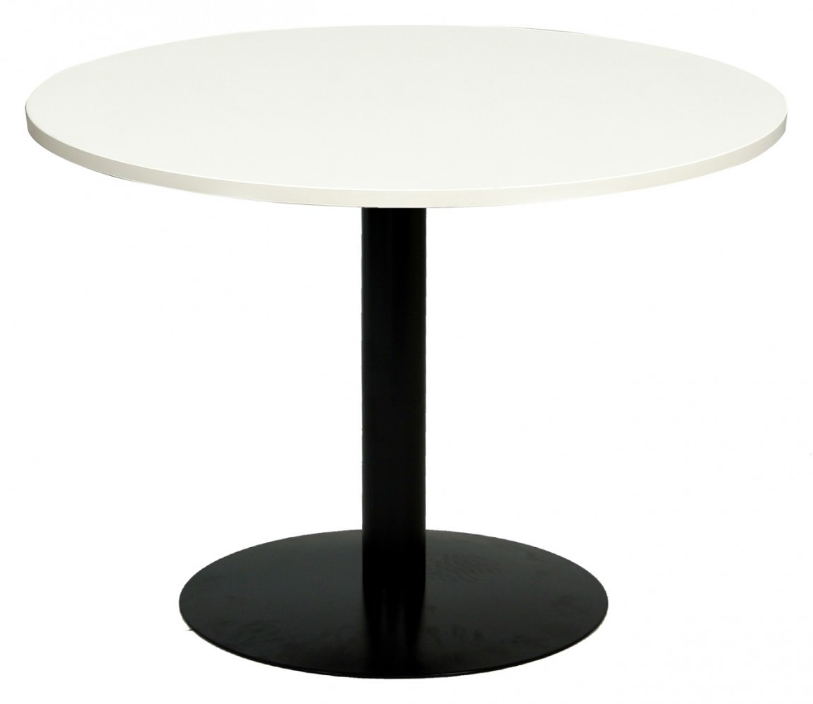 Round Cafe Table with Metal Base