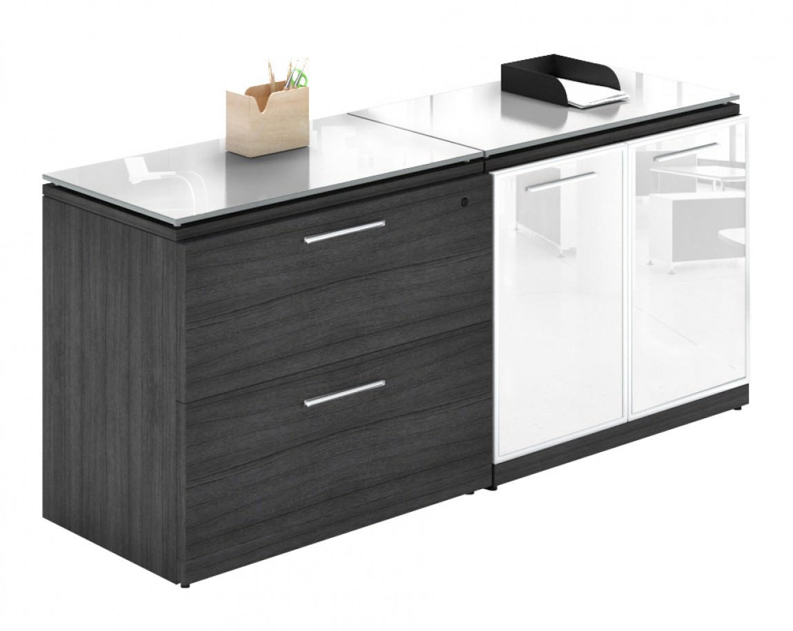 Combo Lateral Filing Cabinet Credenza