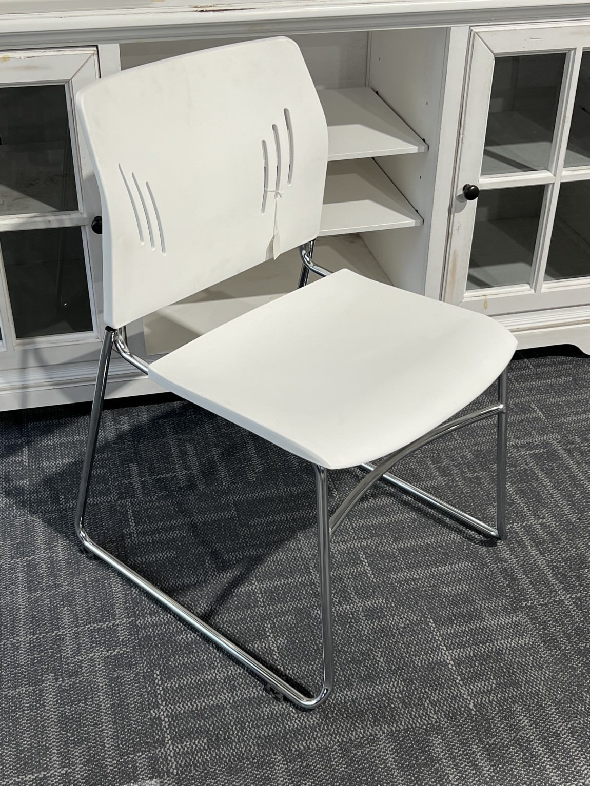 White Shell Guest Chair