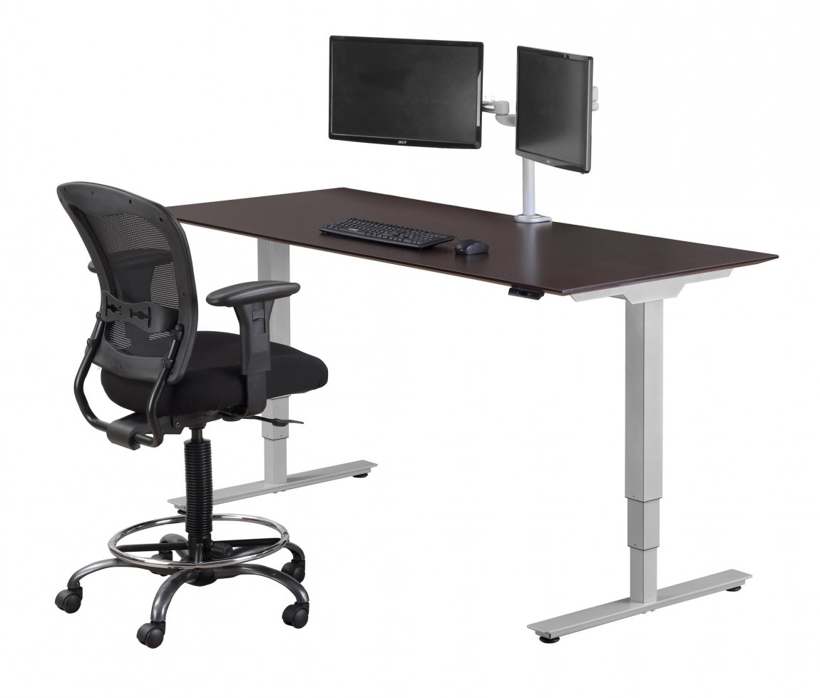Gaming Sit Stand Height Adjustable Desk