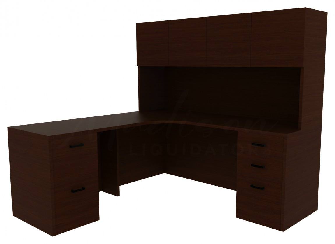 Corner Desk with Hutch