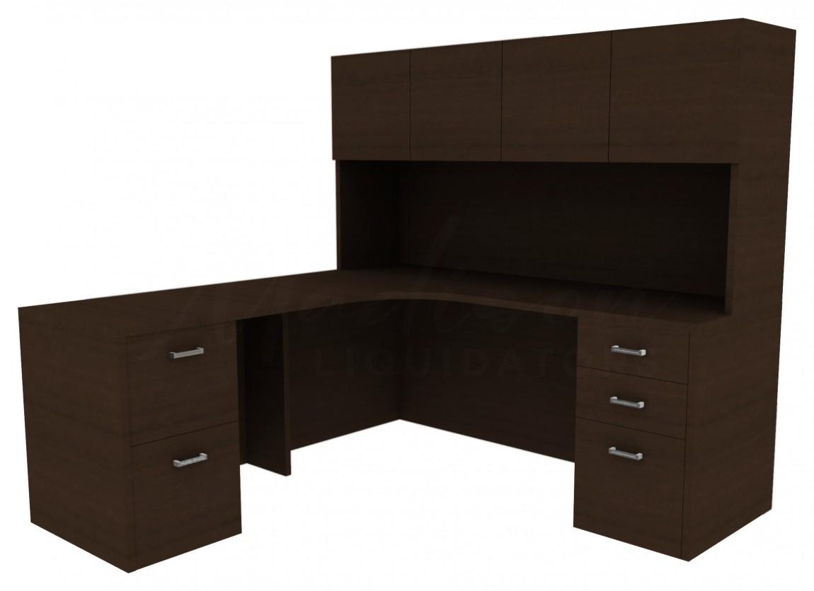 44030 Corner Desk With Hutch 3 