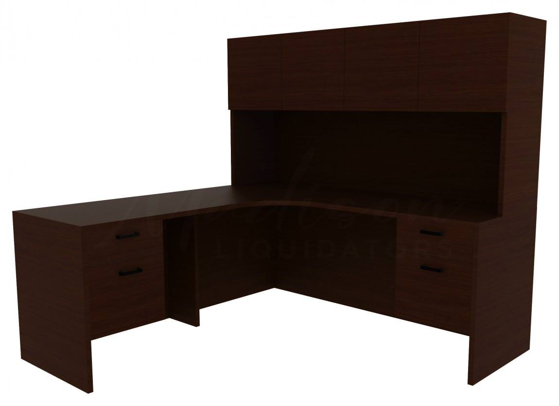44076 Corner Desk With Hutch 2 