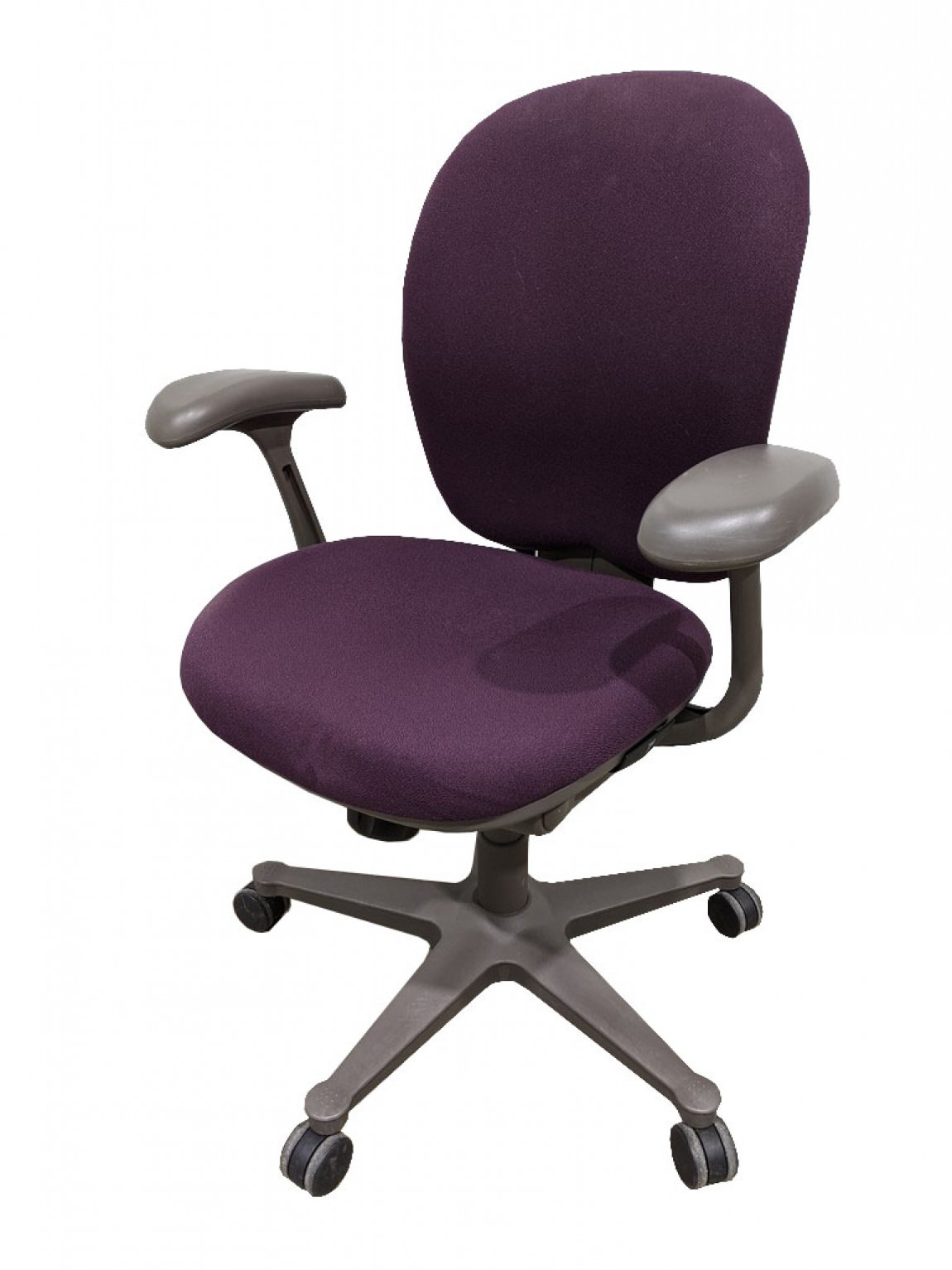 4410 Purple Fabric Rolling Office Chairs 1 