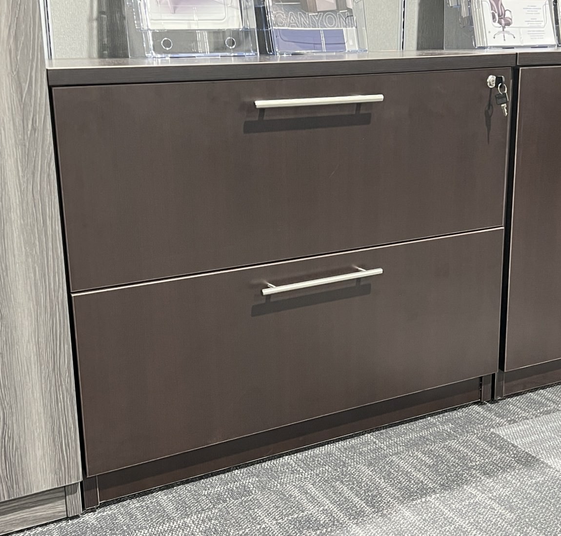 Espresso 2 Drawer Lateral File 36" x 22" x 29.5" North
