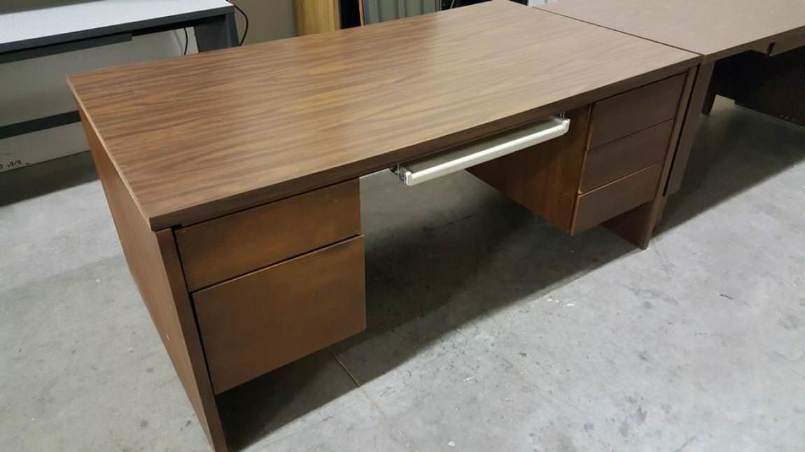 36 x 66 Used Desk with Drawers