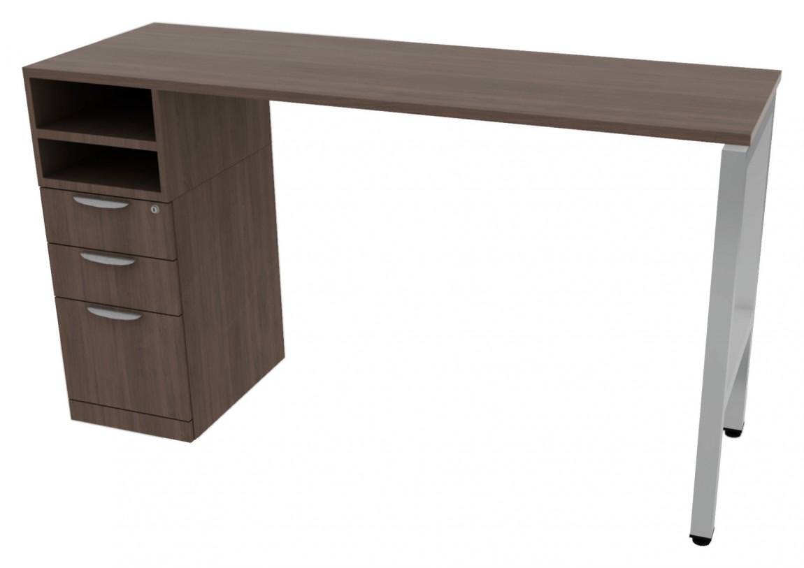 Under Desk Metal Personal Drawer - Silver by Harmony Collection