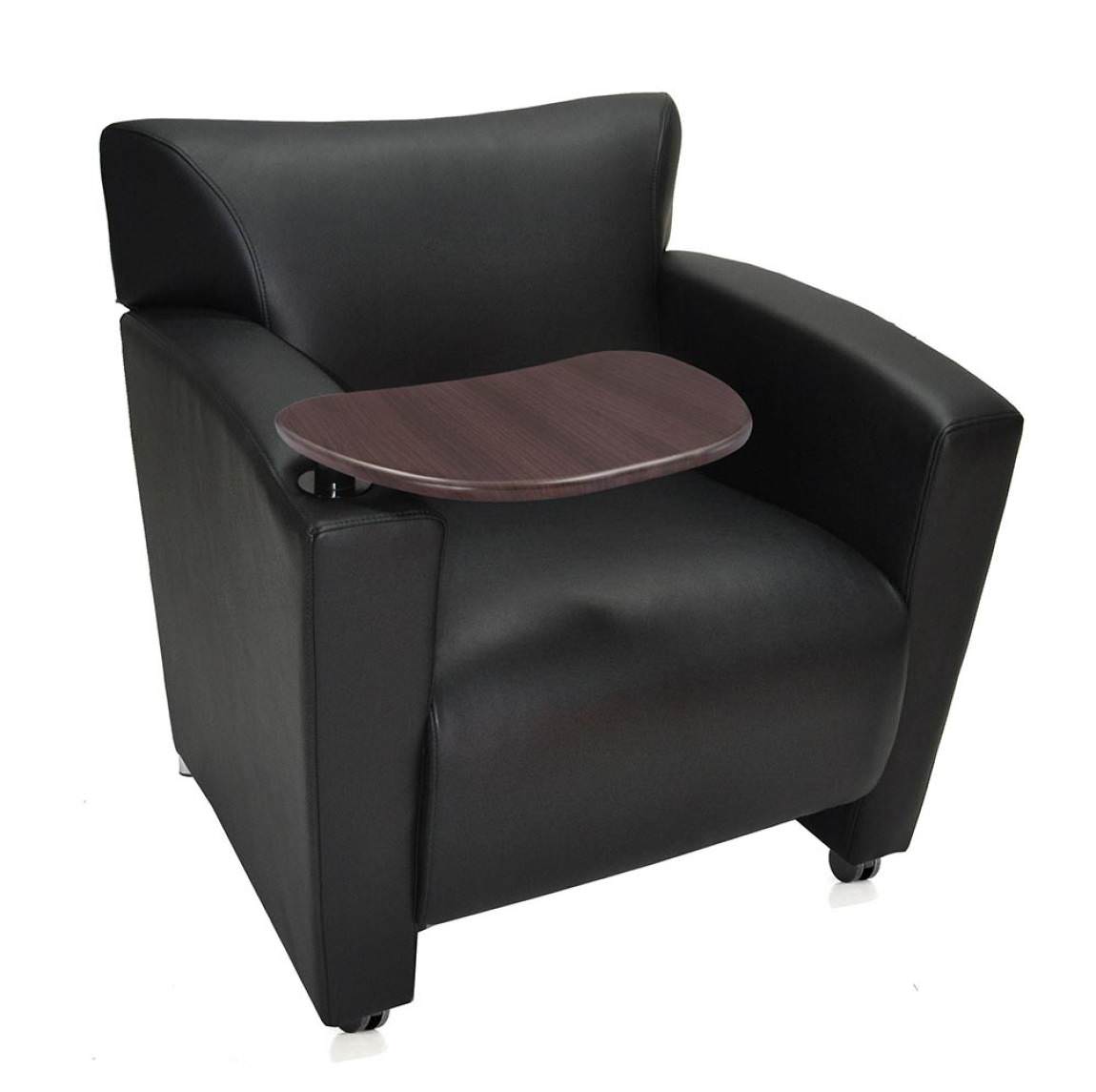 Club Chair with Espresso Tablet Arm : : Reception : Harmony Collection