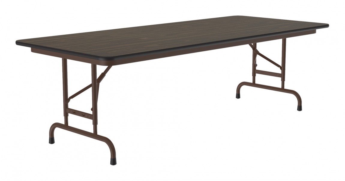 Adjustable Height Folding Table
