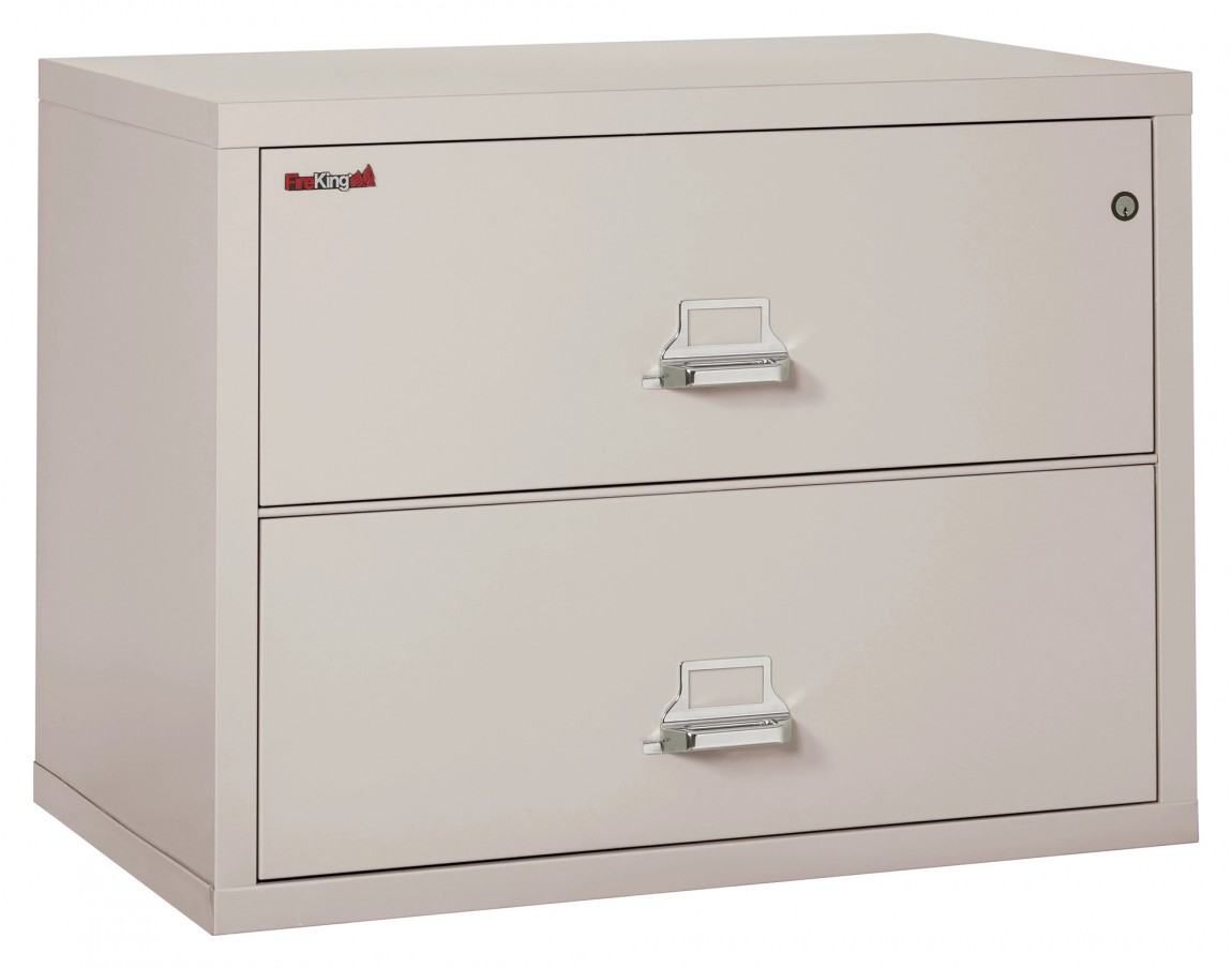 2 Drawer Lateral Fireproof File Cabinet - 38 Wide