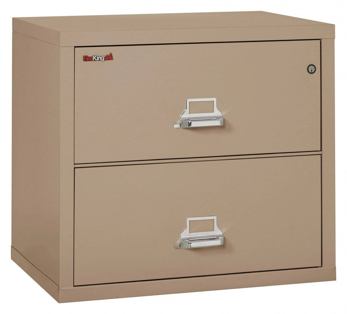 2 Drawer Lateral Fireproof File Cabinet - 32 Wide