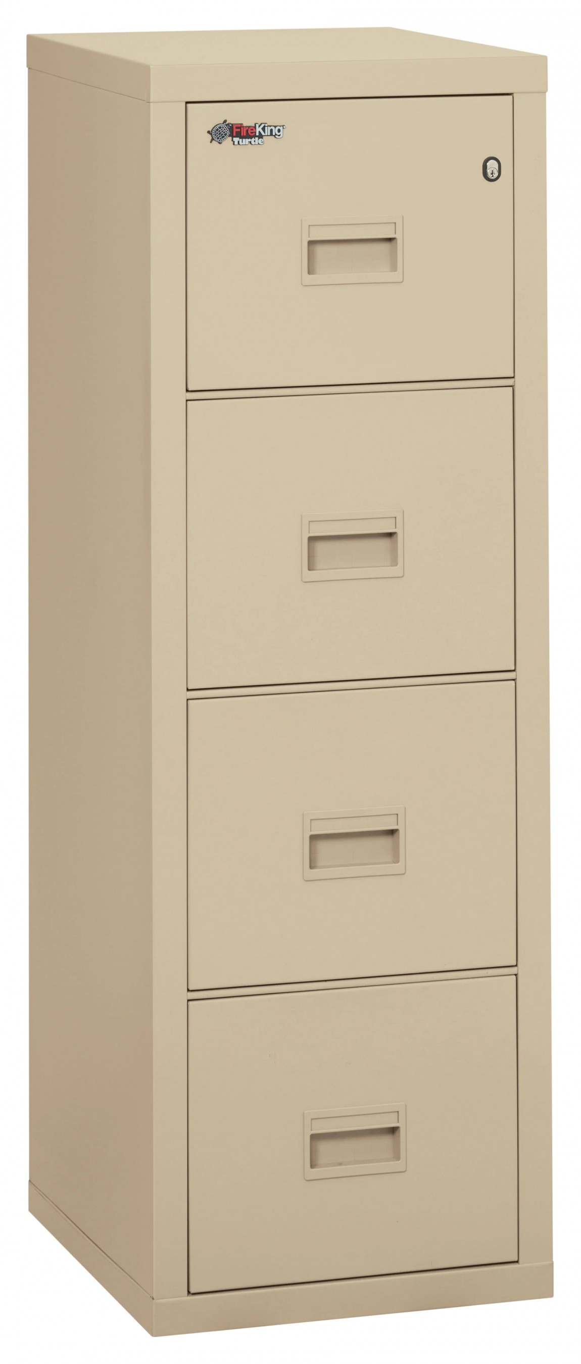 4 Drawer Vertical Fireproof File Cabinet - 18 Wide