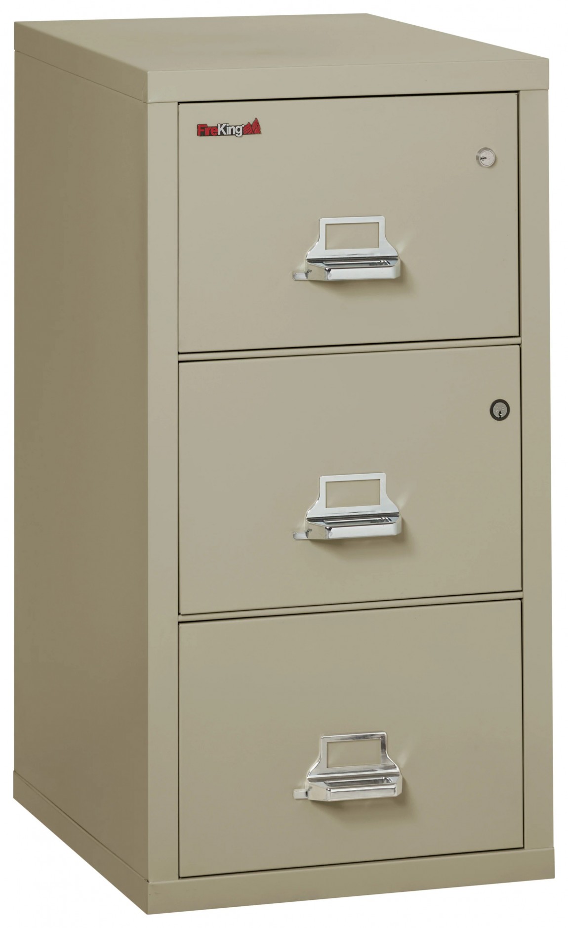 3 Drawer Fireproof File Cabinet with Hidden Safe