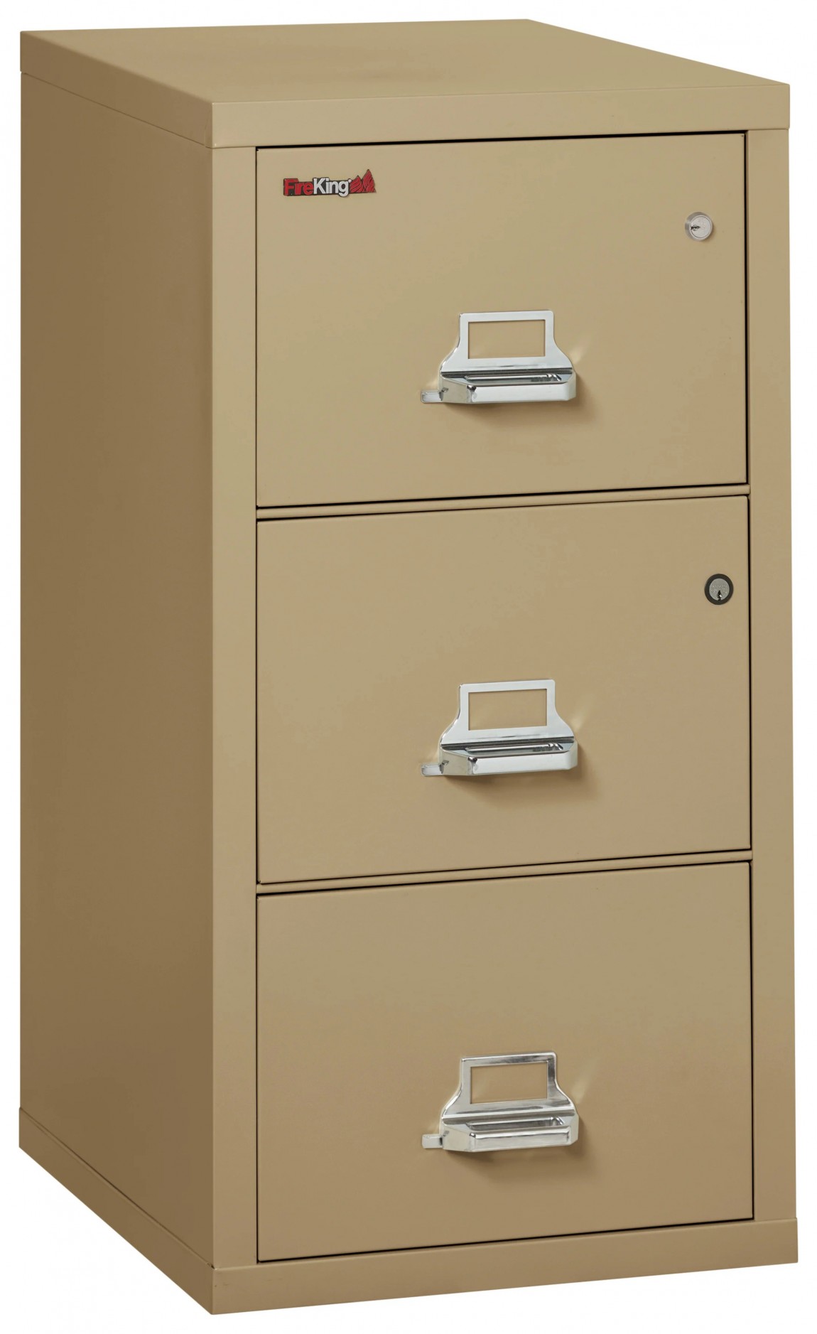 3 Drawer Fireproof File Cabinet with Hidden Safe