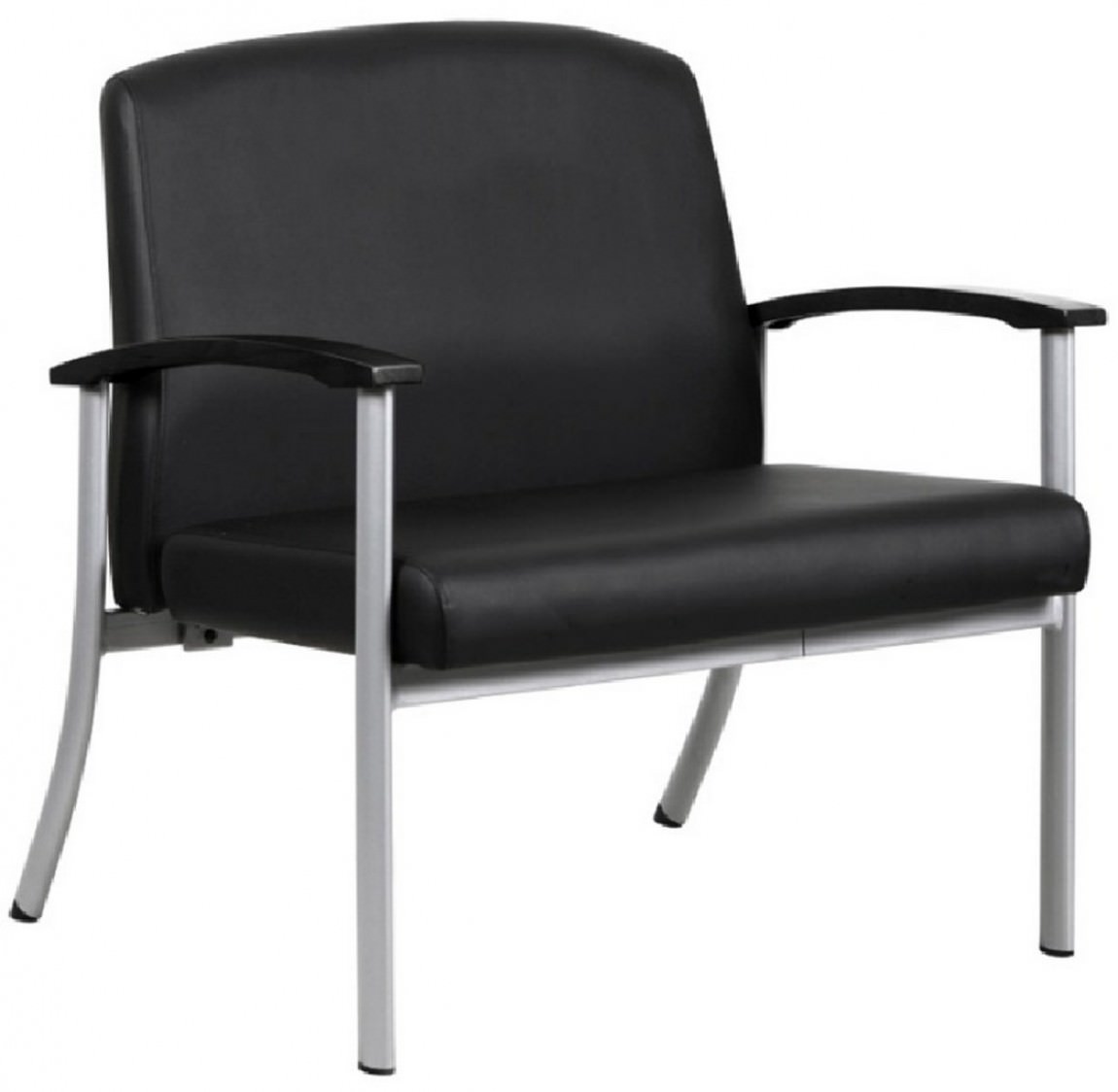 Black Extra Wide Heavy Duty Guest Chair - Titan by Express Office Furniture  | Madison Liquidators