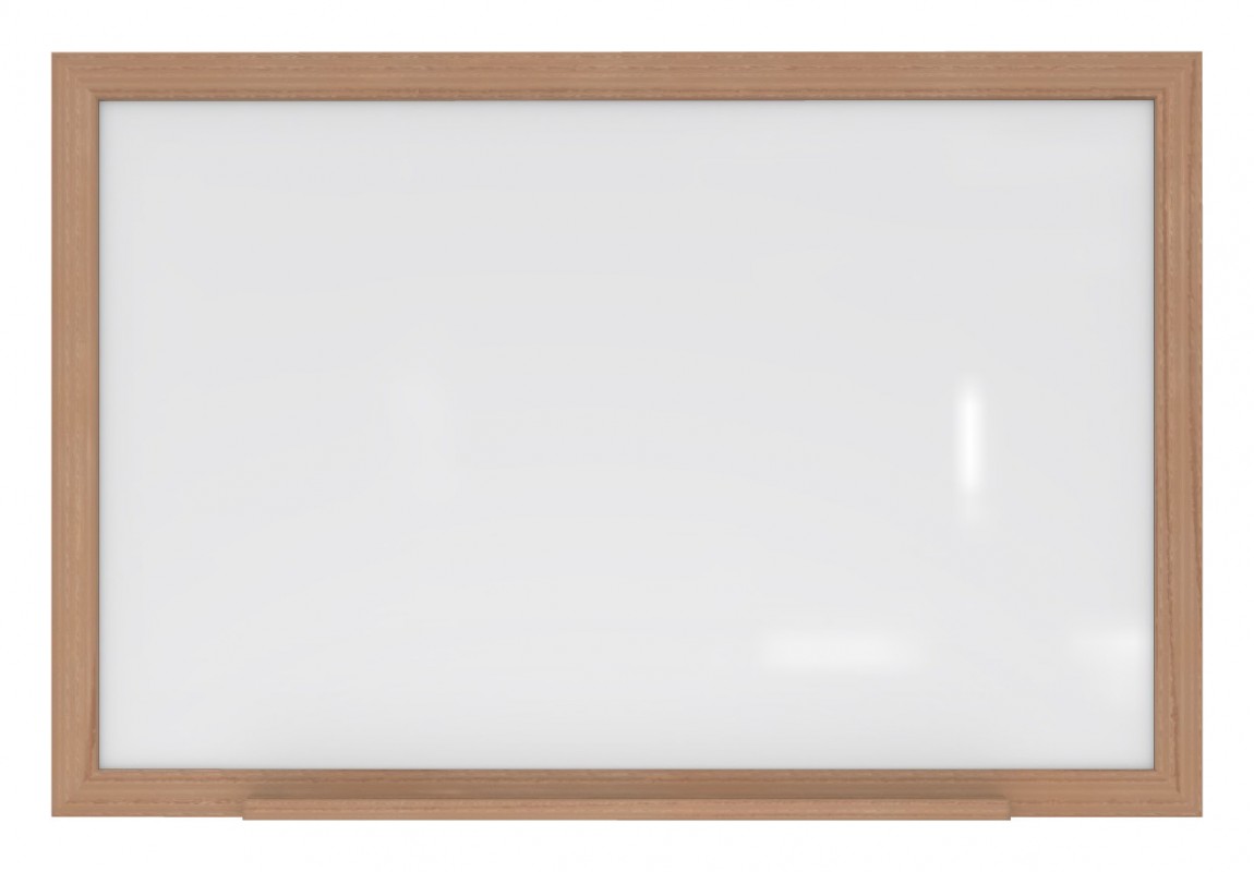 Magnet Whiteboard With Wood Frame