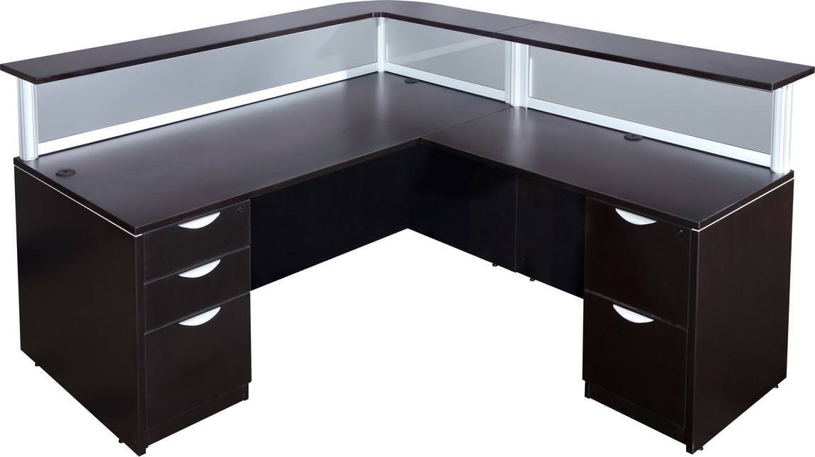 L Shaped Reception Desk With Drawers Madison Liquidators