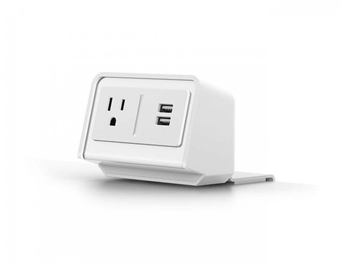 FlexCharge 3 - Desk AC & USB Power Module - White